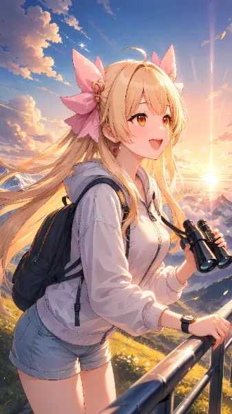 雲の上の朝