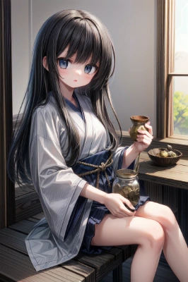 あたしのへそくり見ましたね。