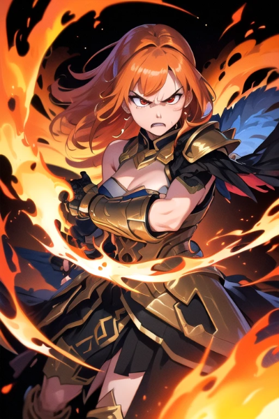 燃え上がる怒り