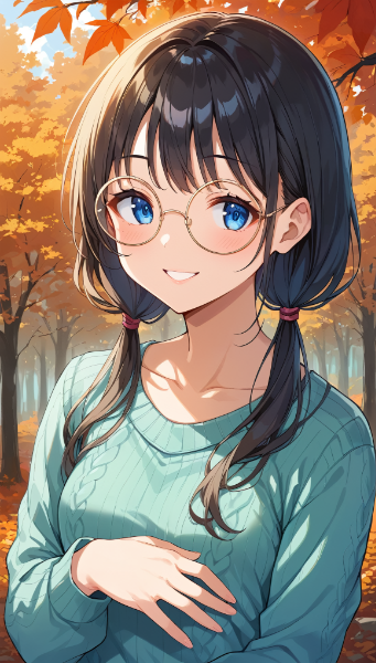 眼鏡っ娘 セーター#1