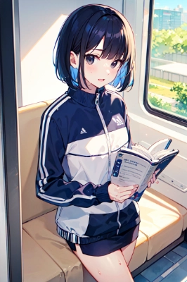 本を読む少女