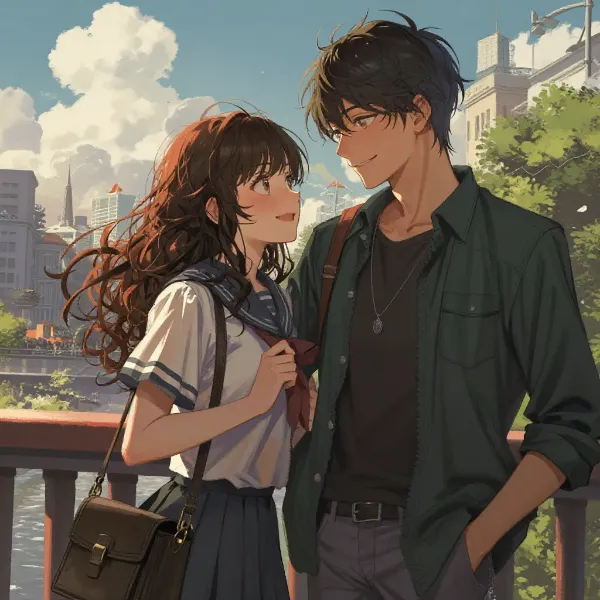 橋辺の甘い瞬間