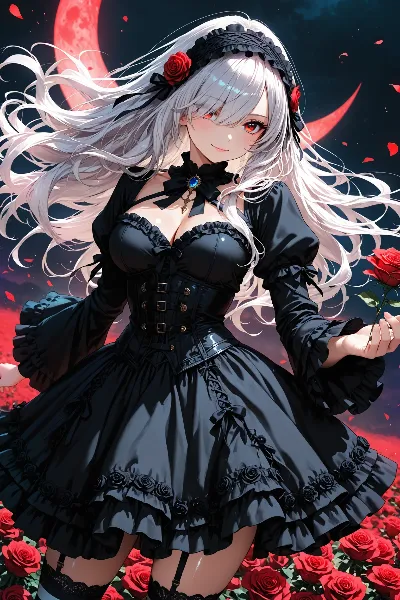 月詠瑠那と薔薇の庭園