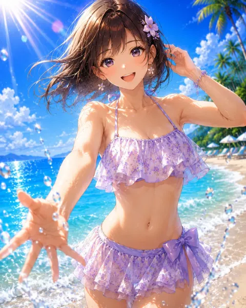 水遊び