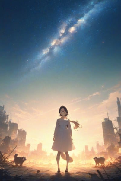 人はもう生き残っていないのかなぁ？🌇