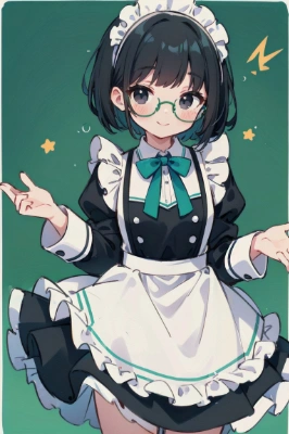眼鏡っ娘メイド
