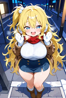 ゴワゴワ金髪ちゃん