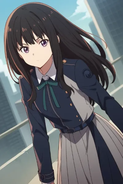 陸上部の井ノ上たきな（リコリス）