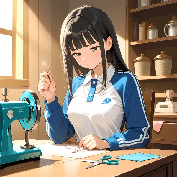 針に糸が通らない