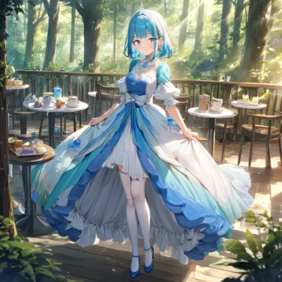 森のカフェ