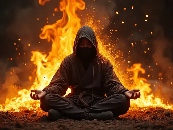 心頭滅却すれば火もまた涼し