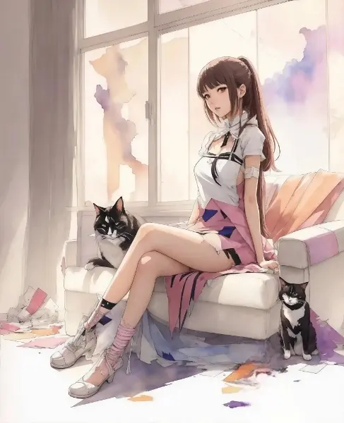 猫と少女