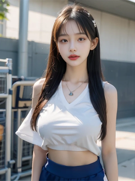 レベル高すぎ！水着姿の美少女韓国JC