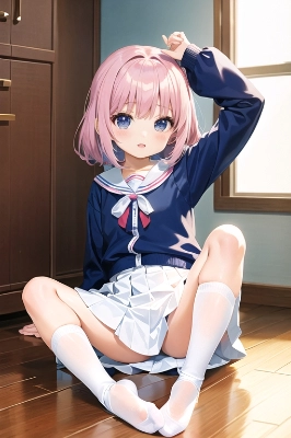開脚少女