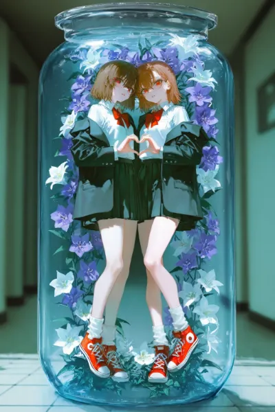 瓶の中の双子姉妹の永遠の約束