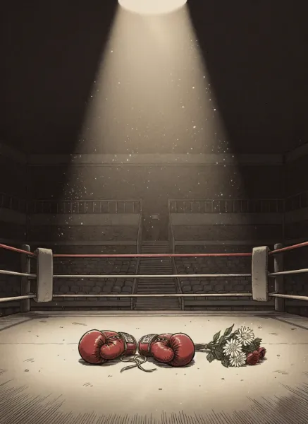 リングに残る栄光の別れ