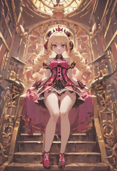 金髪クルクルツインテの王女様