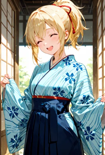 浴衣少女の夏祭りへの誘い