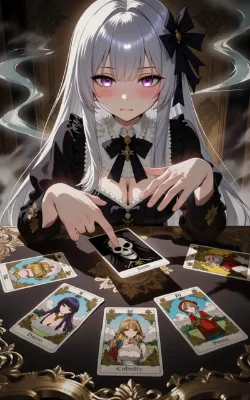 銀髪の魔女と死のタロット