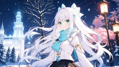 雪夜のデート