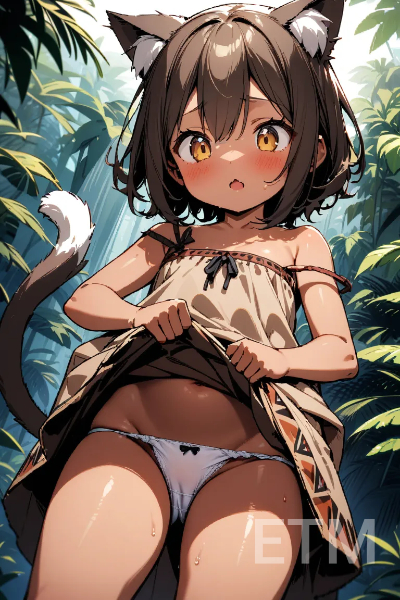 原住民を調教中