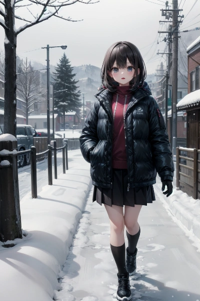 雪国の少女