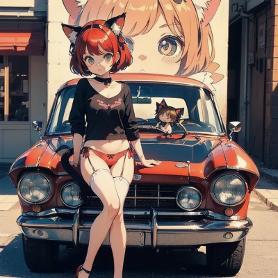 レトロなくるまと