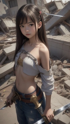 剣士の美少女