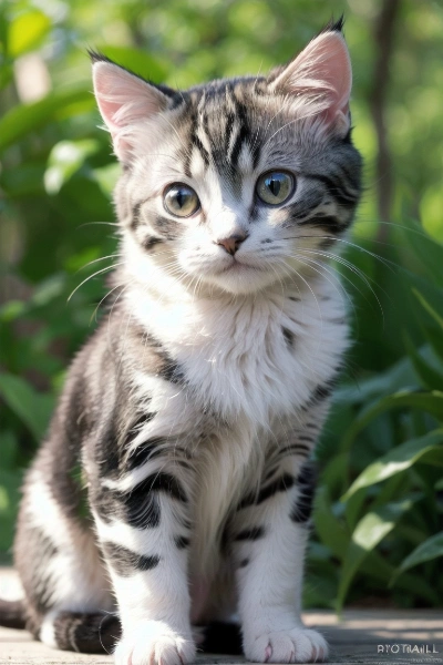 アメショ混ざりの子猫