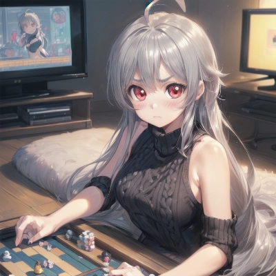 ゲームで負けそうになると不機嫌になる子