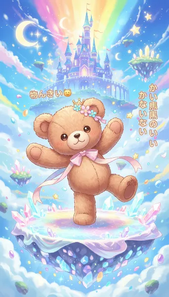 虹の城に輝くくま王子の冒険