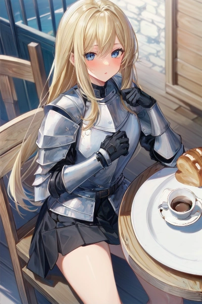 女騎士の朝ごはん