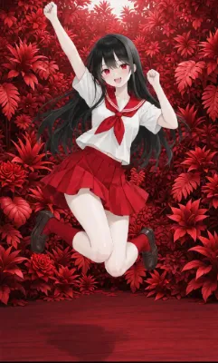 満面の笑顔
