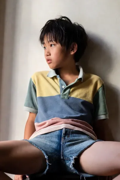 半ズボン少年