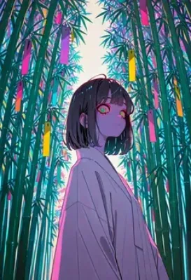 竹林に響く秘密の願い