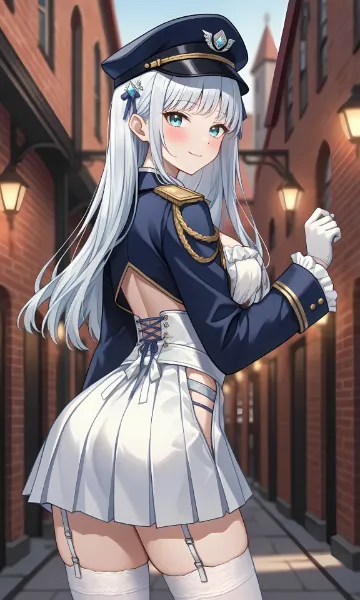 バックオープン軍服ルネアちゃん