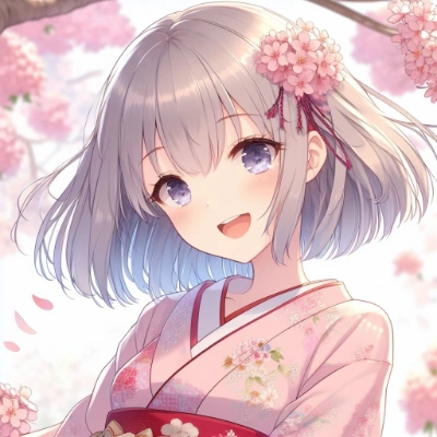 桜がキレイですね！先輩！