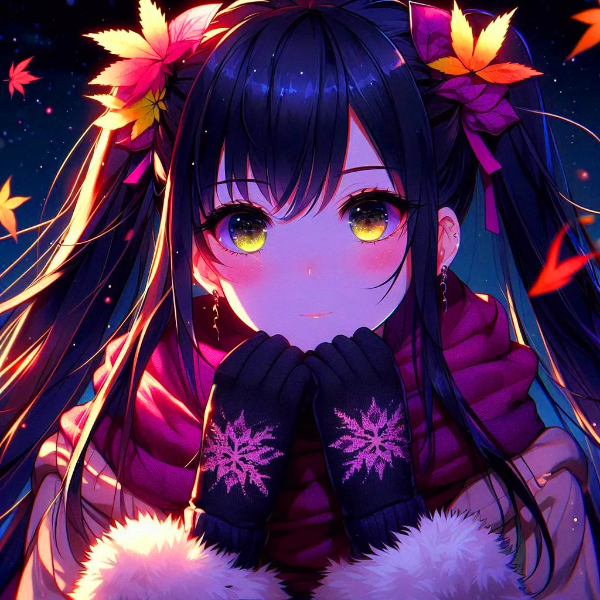 カラコンっぽい瞳の、黒髪ツインテール少女＊その２(2枚)