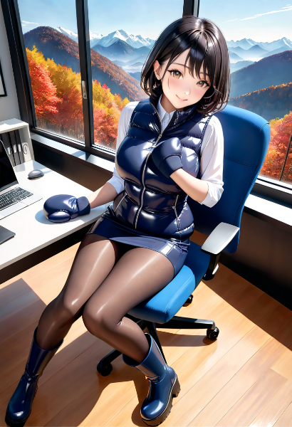 OLさんと秋景色