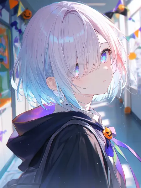 文化祭でハロウィンなミラ