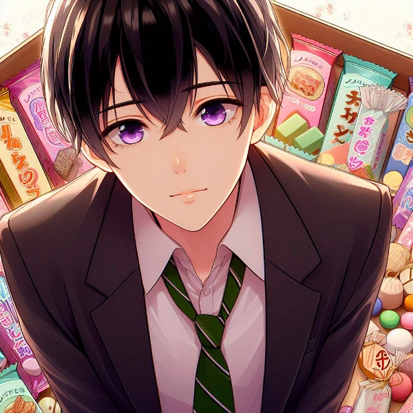 和菓子と黒髪短髪男性＊その4(11枚)