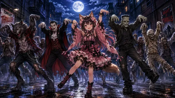 月夜のモンスターダンス