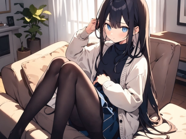 髪切ろっかな、邪魔だし