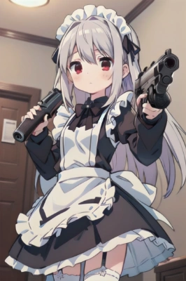 ロリメイド銃口