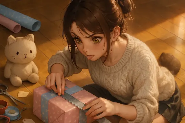 ハートを込めて包む秘密の贈り物