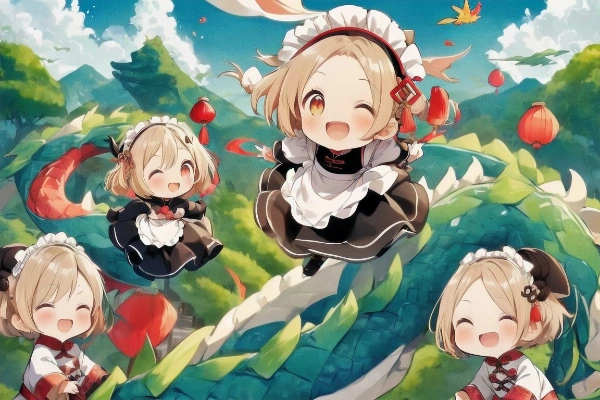 あけおメイドちゃん③