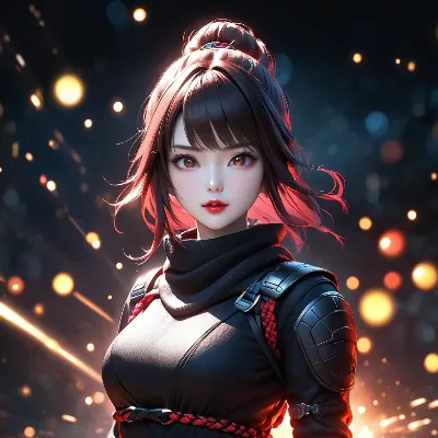 紅蓮の戦士少女