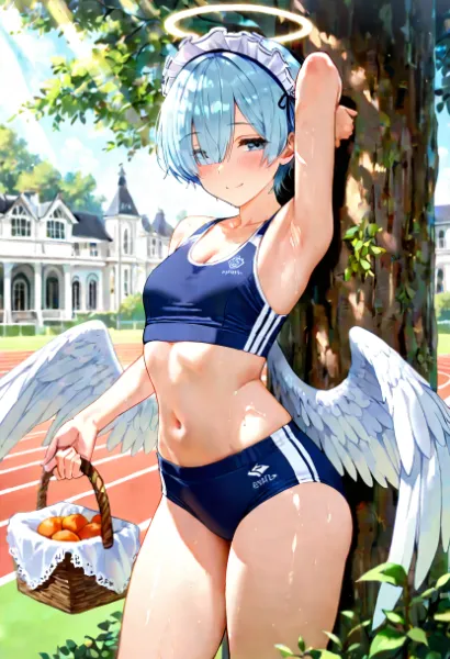 陸セパで梅取り