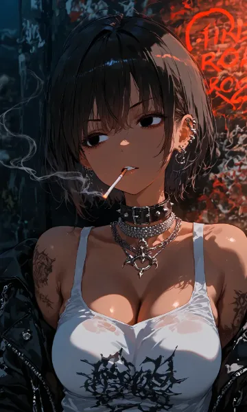 たばこ女子（ヤニじょ）