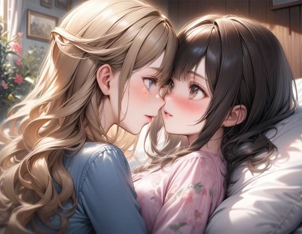 黒髪＆ブロンド・風邪をひいた